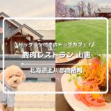 犬連れOKの鹿肉レストラン「山恵」についてご紹介！ドッグラン・ドッグカフェあり【北海道上川郡鷹栖町】