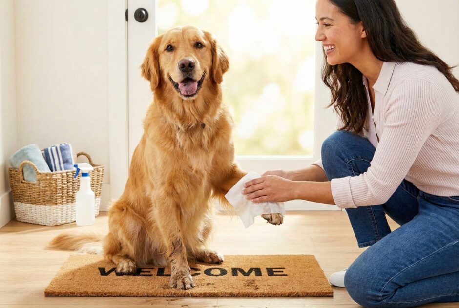 犬の散歩後の足を洗うのがめんどくさい！負担を減らすコツと正しいケア