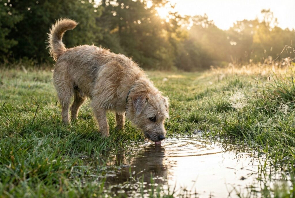 迷子犬は何日生きられる？水分と季節の影響