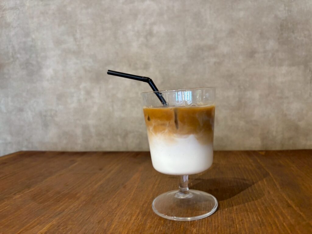 森香珈琲 メニュー カフェラテ