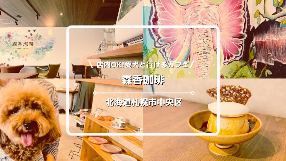 【札幌】森香珈琲は犬と入れるカフェ！中島公園近くのペットOK店レポ